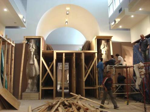 Lavori di allestimento