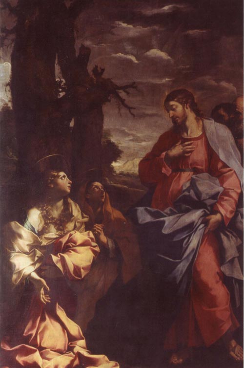 Giuseppe Puglia, L'incontro di Cristo con Maria Maddalena e Marta