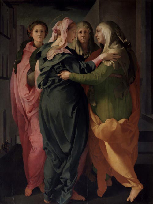 Jacopo Carucci detto il Pontormo (Pontorme, Empoli 1494 - Firenze 1557), Visitazione, 1528-1529, 