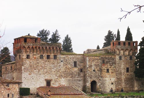 Veduta del castello del Trebbio 