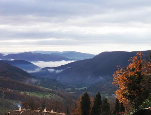La valle del sasso vista da s brigida