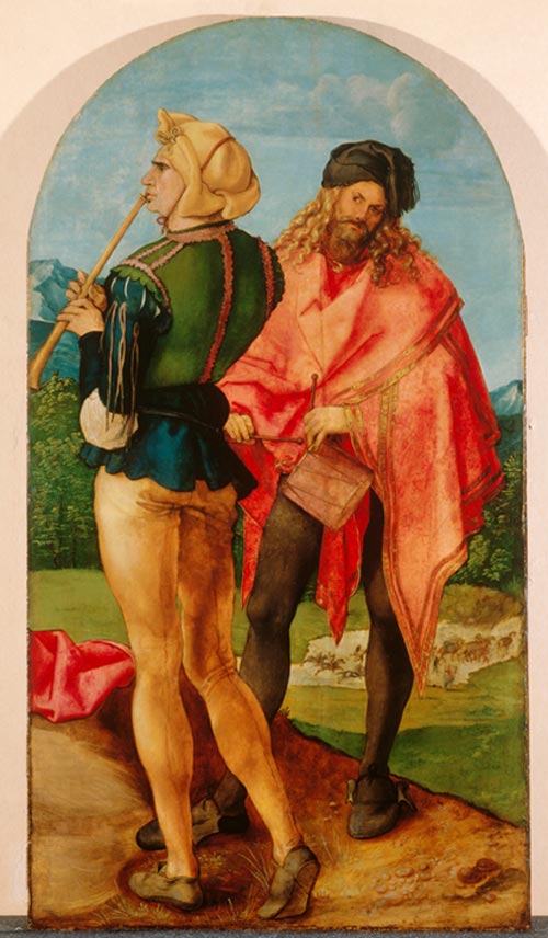 Albrecht Dürer, Due musici, circa 1503/05