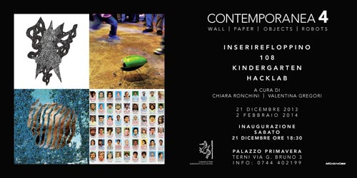 Terni, Contemporanea 4, Colophon