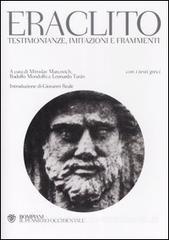 Eraclito testimonianze,imitazioni