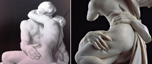 Bacio rodin-ratto proserpina bernini