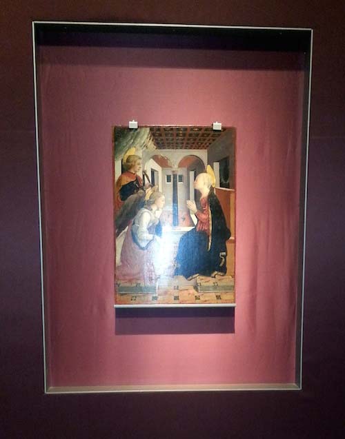 Filippo lippi annunciazione alla presenza di san gerolamo