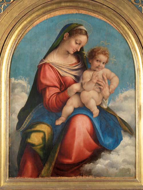 4 cesare da sesto madonna con il bambino
