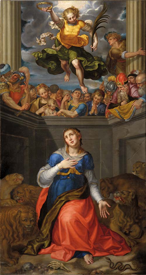 6 aurelio luini martirio di santa tecla