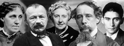 Alcott de-nerval christie dickens kafka 500