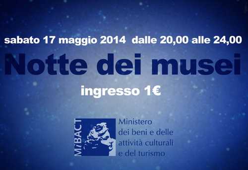 Notte dei musei 2014