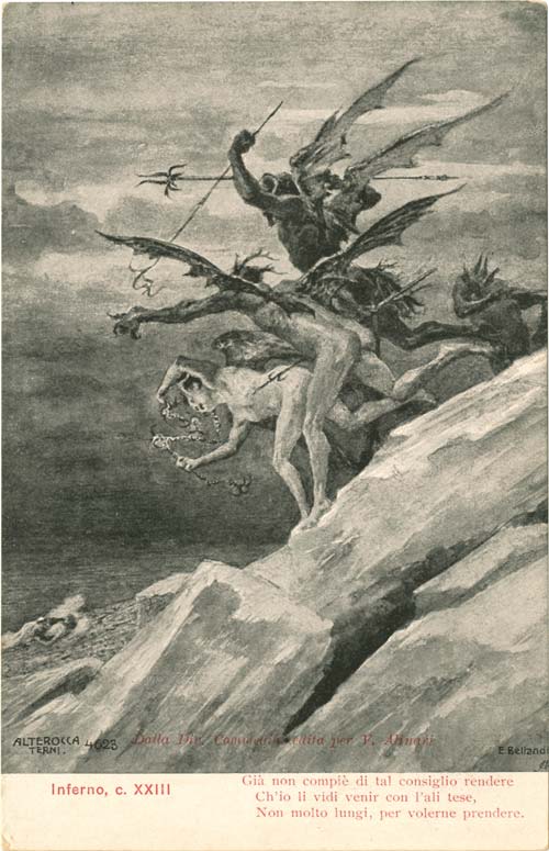 Illustrazione del canto XXIII dell'Inferno