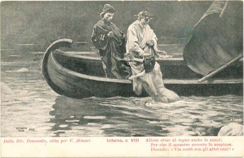 Illustrazione del canto VIII dell'Inferno