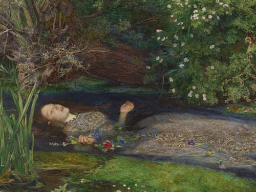 John e. millais, ophelia, 1851-52