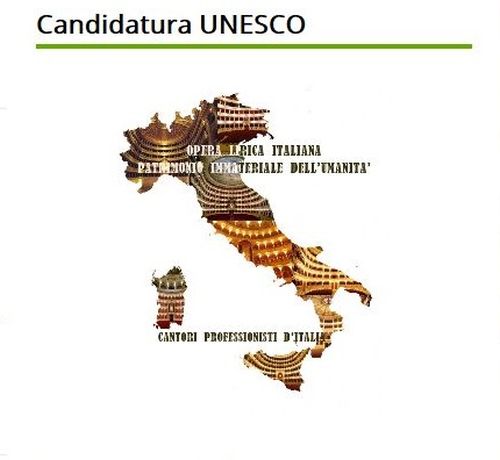 Immagine guida della candidatura per l’inserimento dell’Opera Lirica Italiana nella lista del Patrimonio Immateriale dell'Umanità