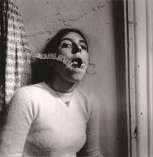 Francesca Woodman, Self Portrait Talking to Vince, 1975–78 Black-and-white photograph