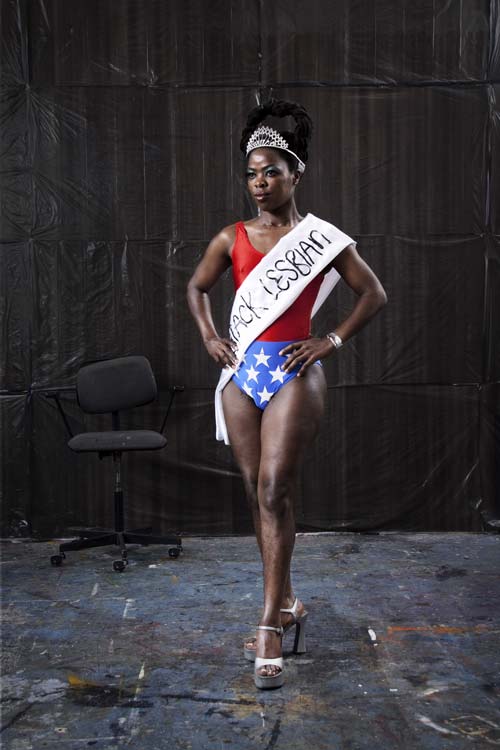 Zanele Muholi, Miss Lesbian I, 2009, C-type print Photograph: Sean Fitzpatrick