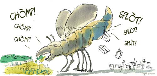 Sergio Staino, Manifesto contro il consumo indiscriminato di suolo, 2013