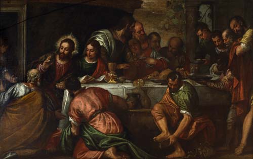 Paolo Caliari detto Paolo Veronese (con la collaborazione di Benedetto Caliari), Ultima Cena,