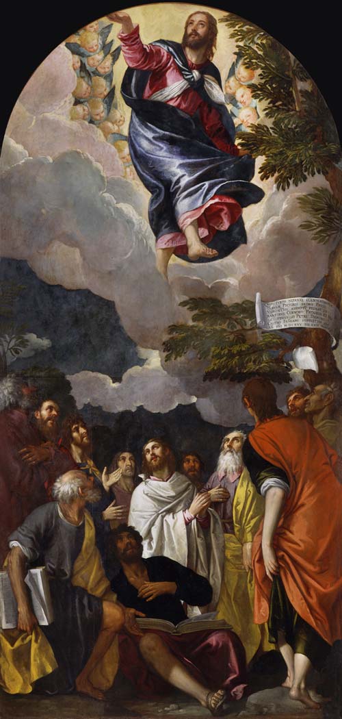 Paolo Caliari detto Paolo Veronese e Pietro Damini, L’Ascensione di Cristo,