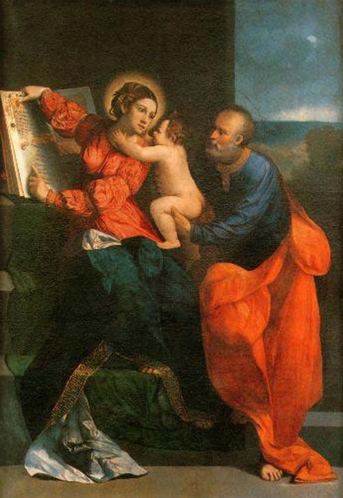 Dosso Dossi, Sacra Famiglia 1527-28,