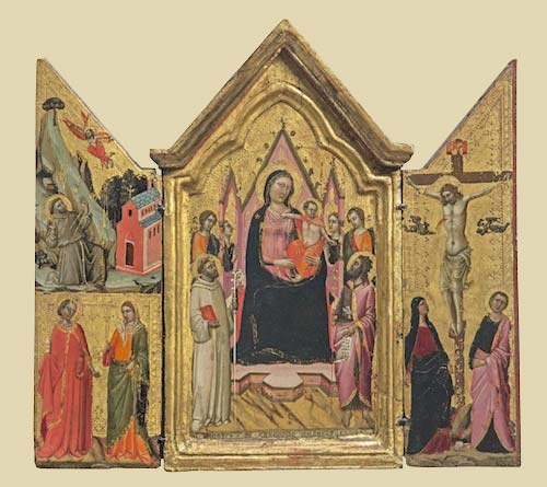  Iacopo del Casentino, Trittico portatile, 