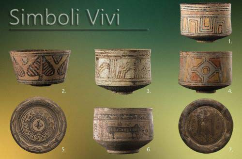 Simboli vivi i motivi decorativi