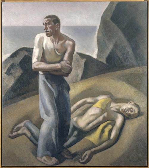 Aurelio Arteta (Bilbao 1879-Città del Messico 1940), Naufraghi, 1930- 1931 circa,
