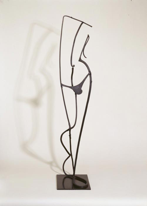 Pablo Gargallo (Maella 1881-Reus 1934), Silhouette di giovane uomo, 1933-1934,