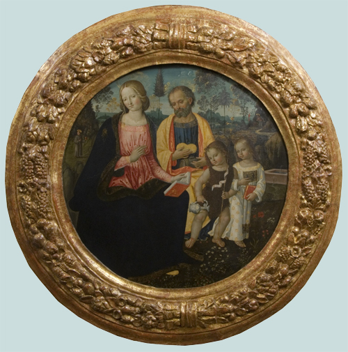 3 pintoricchio-sacra famiglia e san giovanni