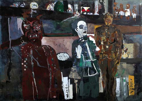 4 mario lattes-marionette e manichino-1990