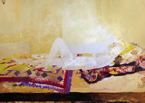 6 mario lattes-nudo di donna-1980-1990