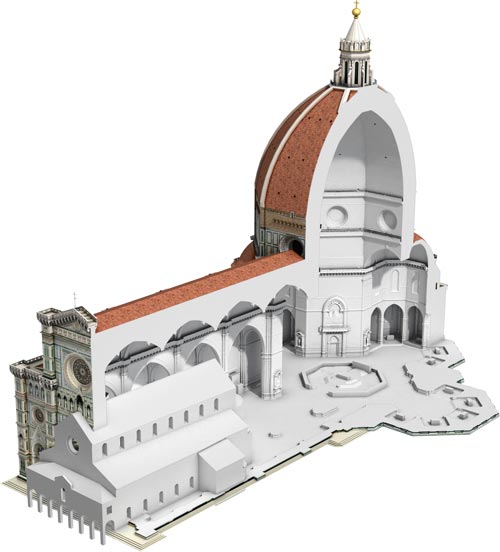 Modello--santa-maria-del-fiore-e-santa-reparata-courtesy-digitarca