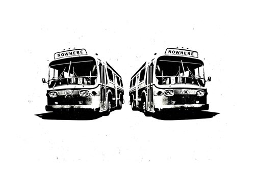 2 jamie reid-nowhere buses-suburban press-1972