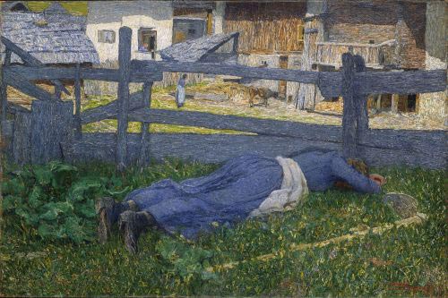 1 giovanni segantini-riposo all ombra-1892