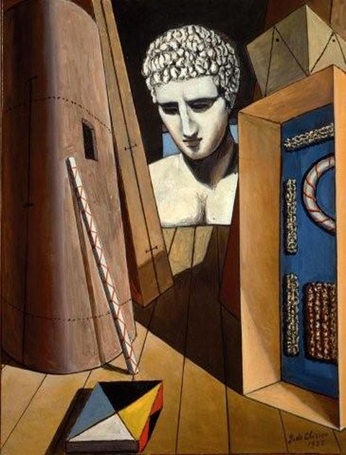 Giorgio de Chirico, La meditazione di Mercurio, 1973