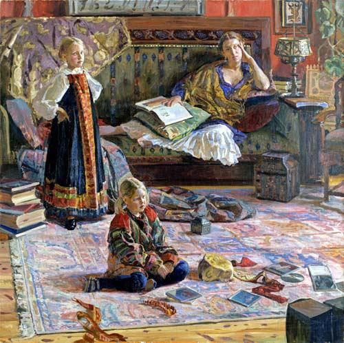2 ivan glazunov ritratto di famiglia