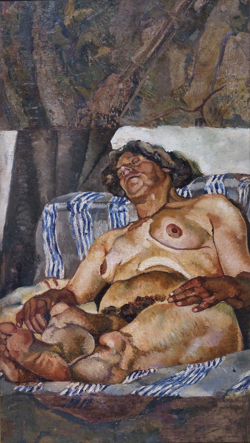 1 fausto pirandello nudo in prospettiva 1923