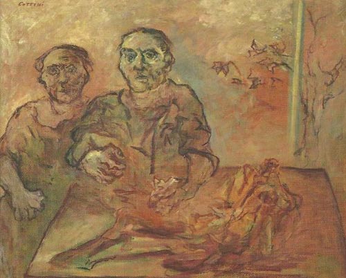 3 luciano cottini-contadini che macellano il maiale