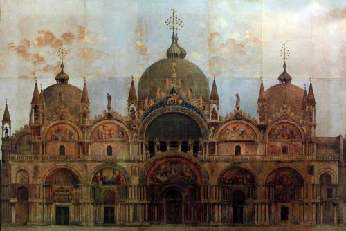 Facciata basilica san marco