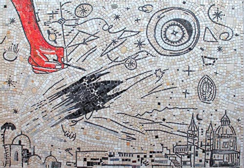 Immagine guida della mostra 'Cagliari' di Enzo Cucchi