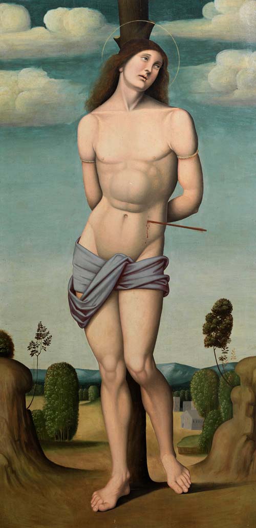 FRANCESCO RAIBOLINI detto FRANCIA (già attribuito a) San Sebastiano 1500 circa