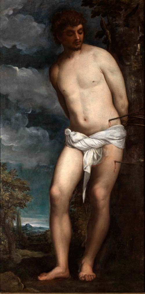 TIZIANO VECELLIO San Sebastiano 1529-1530 circa