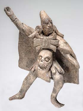 Dignitario (600-900 d.C.), argilla