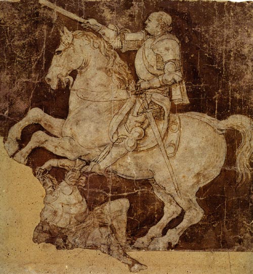 Antonio del Pollaiolo, Progetto per un monumento equestre a Francesco Sforza, 1484 circa (o 1474 - 1476),