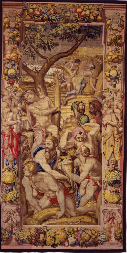 Atelier di Nicolas Karcher Il sogno dei manipoli, 1548-1549 disegno e cartone di Agnolo Bronzino