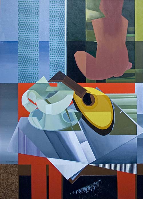 Antonio Mazzoti, Natura morta – variazione, 1970,
