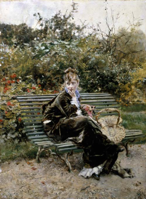 Giovanni Boldini, Sulla panchina al bois