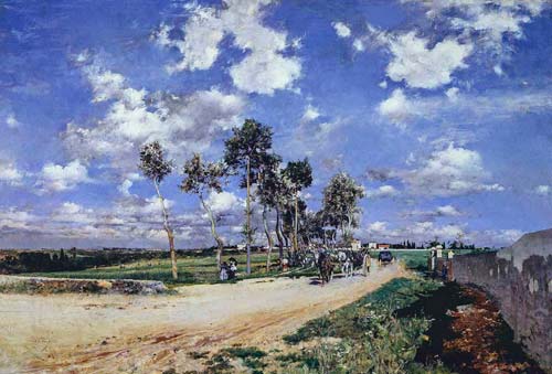 Giovanni Boldini, La Grand Rue à Combes-la-Ville, 1873,