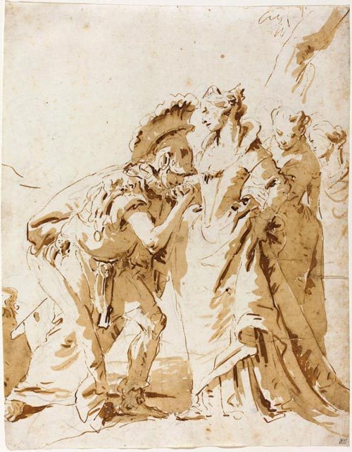 Giovanni Battista Tiepolo: “Incontro di Antonio e Cleopatra”, 1740-1745