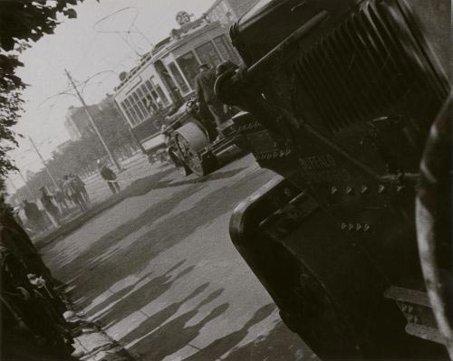 Alexander Rodchenko, Laying Asphalt. Leningrad Highway. 1929 
